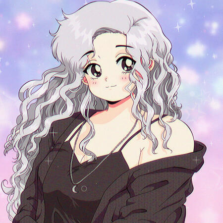 Bustshot w/ dreamy simple bg