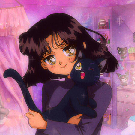 Bust w/ pet + extra complex bg