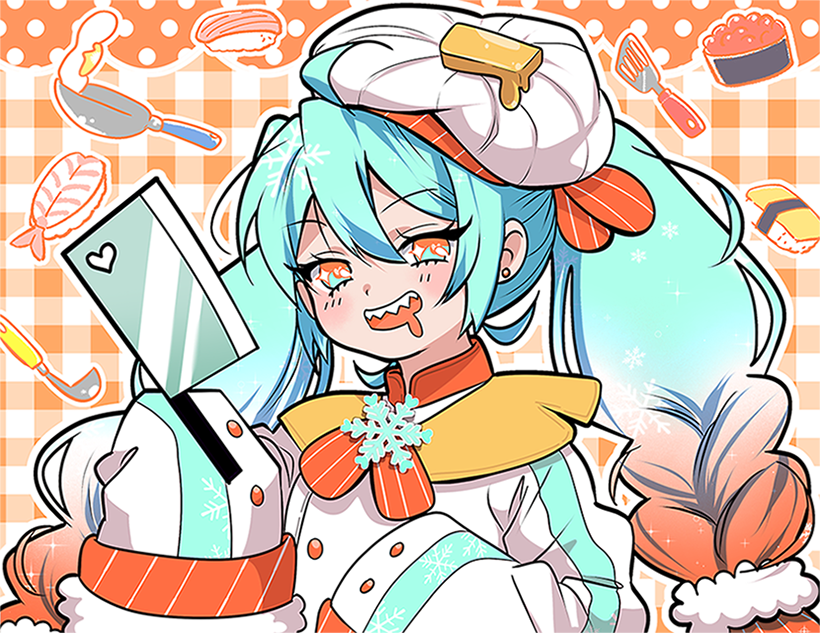 Bust with complex BG